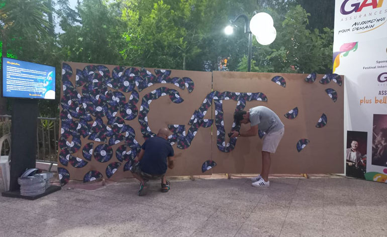 Art et Recyclage en collaborant avec l’artiste Seif BEN SALAH alias Edahen